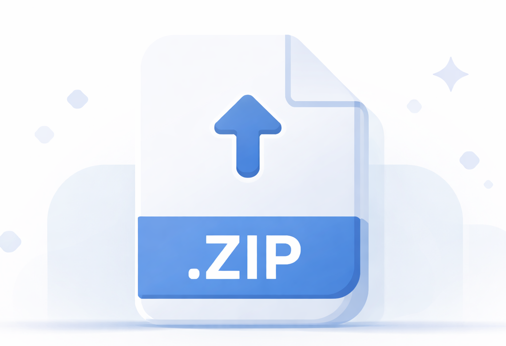 Upload your ZIP file